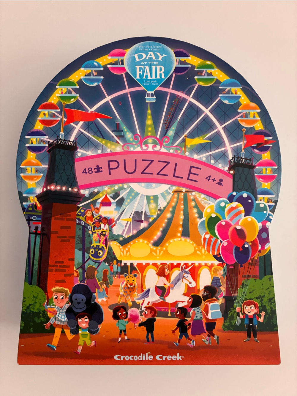 Crocodile Creek “Day at the Fair” puzzle, 48 pieces